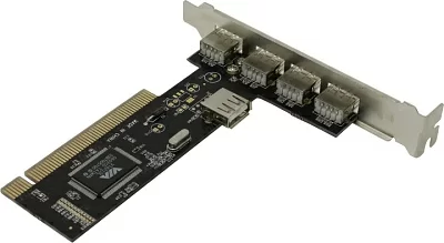 Контроллер Orient DC-602 (OEM) PCI USB2.0 4 port-ext 1 port-int