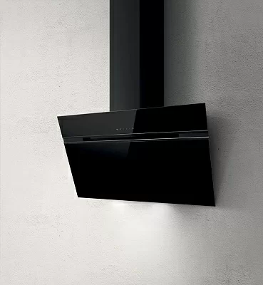 Вытяжки JET AIR Вытяжки JET AIR/ Декоративный дизайн, наклонная, 90 см, сенсорное управление, 800 куб. м. , черная