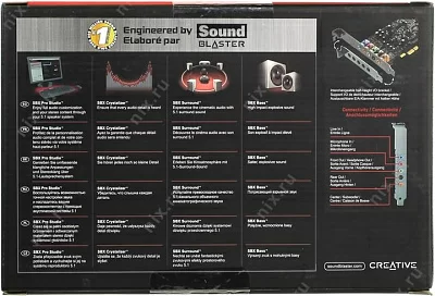 Звуковая карта SB Creative Sound Blaster Audigy FX 5.1 (RTL) PCI-Ex1 SB1570