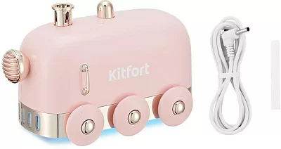 Увлажнитель воздуха Kitfort КТ-2868 2Вт (ультразвуковой) розовый/золотистый