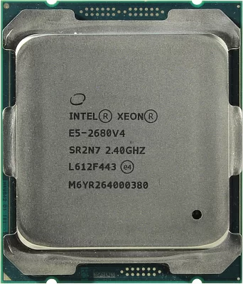 Процессор CPU Intel Xeon E5-2680 V4 2.4 GHz/14core/3+35Mb/120W/9.6 GT/s LGA2011-3