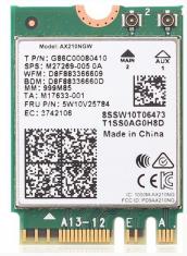 Плата сетевого контроллера Intel AX210.NGWG.NV Wi-Fi 6E AX210 (Gig+), 2230, 2x2 AX R2 (6GHz)+BT, No vPro, 999M85Intel