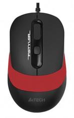 Мышь A4Tech Fstyler FM10 черный/красный оптическая (1600dpi) USB (4but)A4