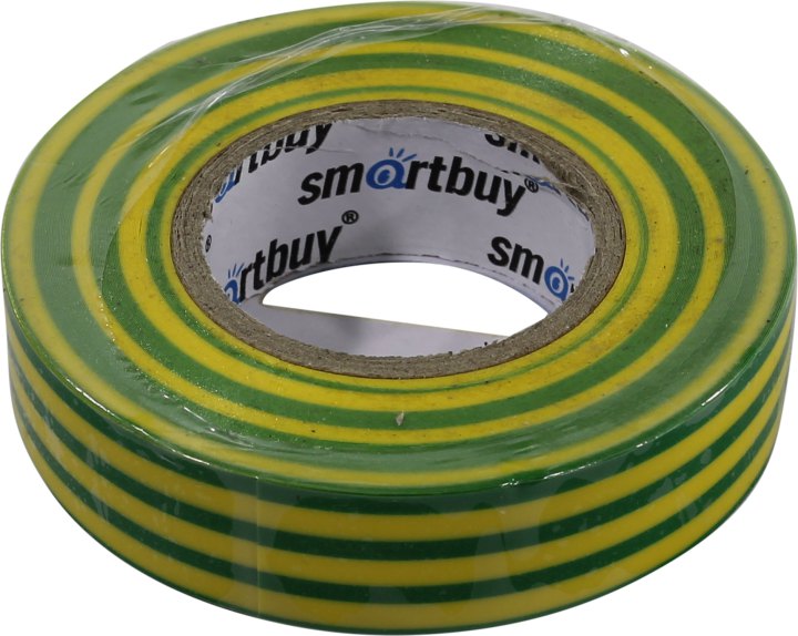 SmartBuy SBE-IT-19-20-yg Изолента ПВХ (жёлто-зелёная 19x0.18мм 20м)