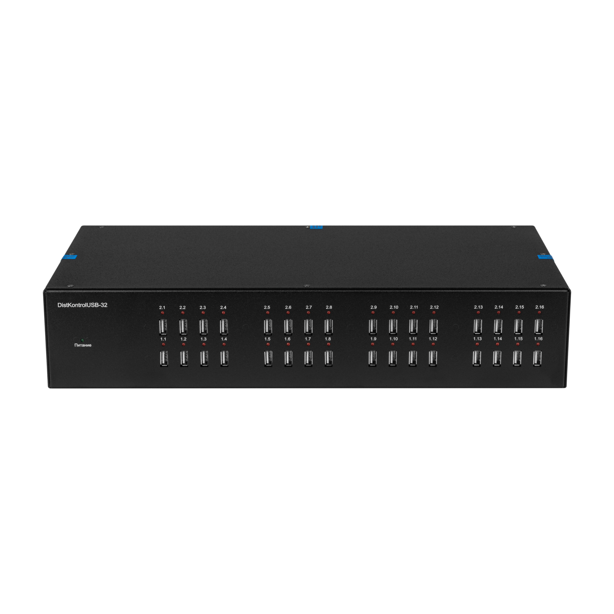 Управляемый USB over IP концентратор DistKontrolUSB-32 с 32 портами USB ...