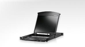Квм консоль ATEN 19" 1-Local/Remote Share Access 8-Port Multi-Interface Cat 5 Dual Rail LCD KVM over IP switch