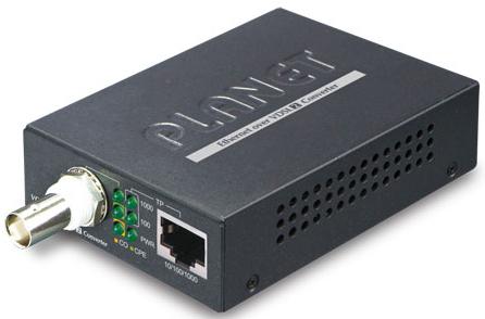 Конвертер Ethernet в VDSL2, внешний БП PLANET VC-232G 1-port 10/100/1000T Ethernet over Coaxial Converter(Downstream:200Mbps;upstream:100Mbps)
