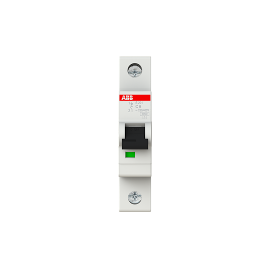 Автоматический выключатель ABB (STO S201 C6) , серия S200, C6А, 1-полюсный (2CDS251001R0064)
