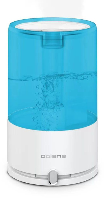 Увлажнитель воздуха ультразвуковой Polaris PUH 7605 TF,  4.5л,  белый/голубой