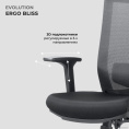 Кресло компьютерное EVOLUTION ERGO BLISS Black