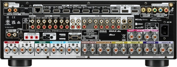 AV-ресивер Denon AVC-X6800H,  черный