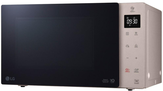 Микроволновая печь LG MW25R35GISH, 1000Вт, 25л, бежевый/черный