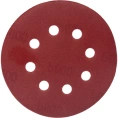 Лист шлифовальный 5 шт; 125 мм; 8 отверстий; Р600 REDVERG 920541 6624190