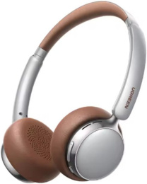 Наушники беспроводные накладные UGREEN HP207 75629 Studio Plus Bluetooth Active Noise-Cancelling Headphones. Цвет: серебристо-коричневый (75629_)