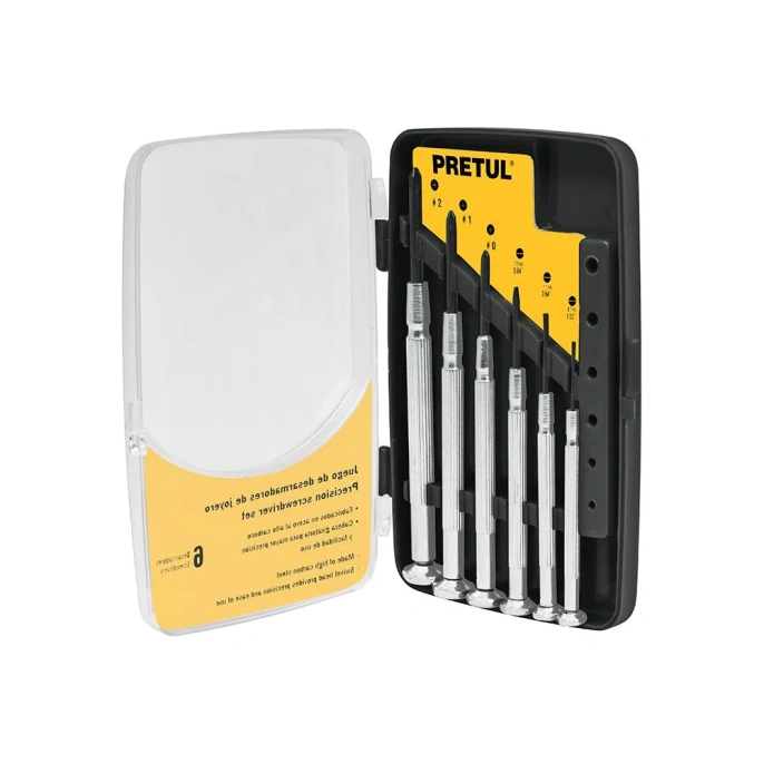 Набор прецизионных отверток Truper 6 предметов J-DEJ-6P 21382