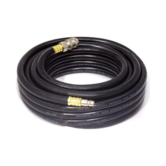 Шланг резиновый с быстроразъёмными соединениями 15x8 мм, 10 м PI TOOLS 7495