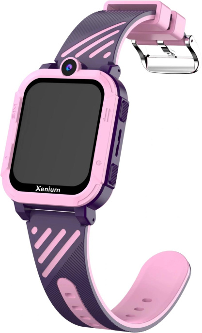 Смарт-часы Xenium W600 1.83" AMOLED корп.розовый рем.фиолетовый CTW600PK/00