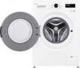 Стиральная машина LG F2Y1WS6W.AGWPCOM, с фронтальной загрузкой, 6.5кг, 1200об/мин, с паром, инверторная