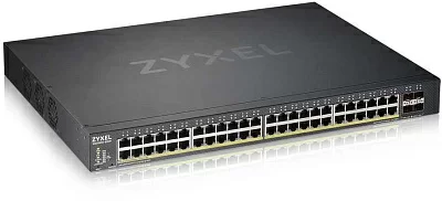 Коммутатор ZYXEL XGS1930-52HP Hybrid Smart L2+ switch PoE+ ZYXEL Nebula Flex, 48xGE PoE+, 4xSFP+, budget PoE 375W, Standalone / cloud management