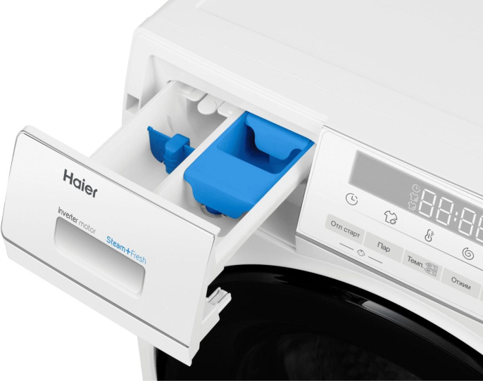 Стиральная машина HAIER HWD70-BP14929B, с фронтальной загрузкой, 7кг, 1400об/мин, с паром, с сушкой, инверторная