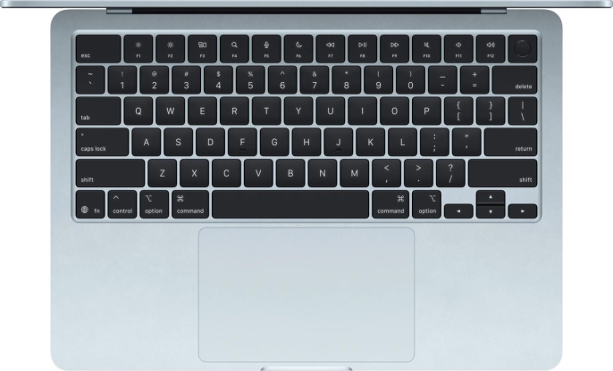 Ноутбук Apple MacBook Air A3240 M4 10 core 16Gb SSD256Gb/8 core GPU 13.6" Liquid Retina 2560x1664 macOS lt.blue WiFi BT Cam Z1H70002S MC6T4 (Z1H70002S(MC6T4))