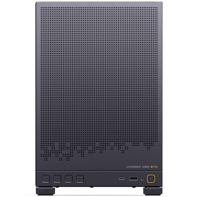 Корпус без блока питания Case JONSBO D32 STD, Mini-Tower, TG, no fan, 1xUSB-A 3.0 + 1xUSB-C 3.1, mATX, mITX Black (D32 STD BLACK)