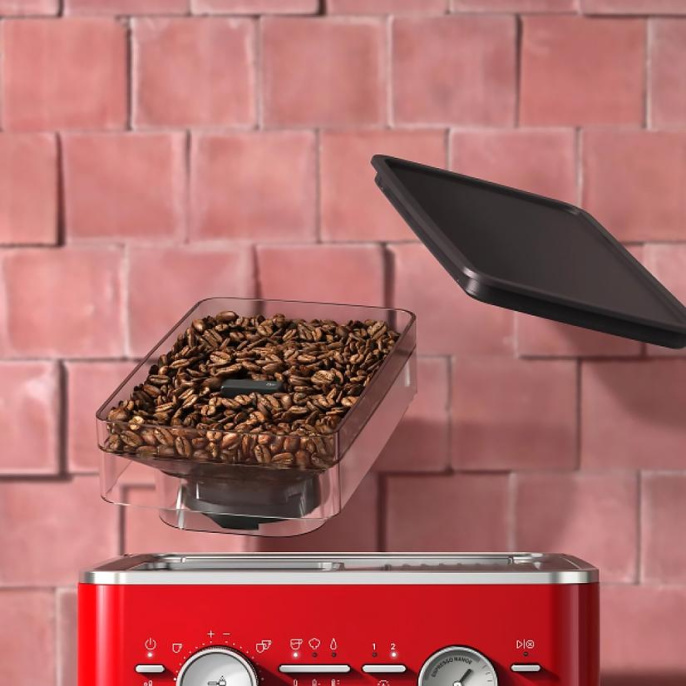 Полуавтоматическая кофемашина KitchenAid, цвет карамельное яблоко