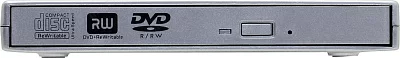 Привод DVD RAM & DVD±R/RW & CDRW Gembird DVD-USB-02-SV USB2.0 EXT Silver (RTL)