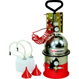 Установка по замене и прокачке тормозной жидкости и сцепления, с набором адаптеров Lubeworks 1788001