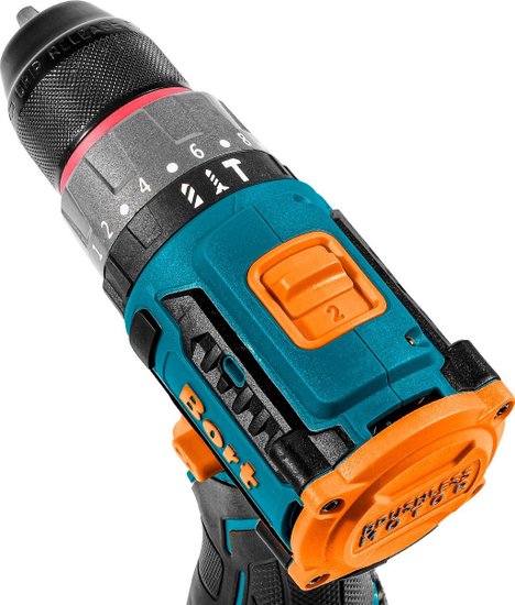 Дрель-шуруповерт аккумуляторная ударная BORT BAB-16U (2x2А.ч) 93414882
