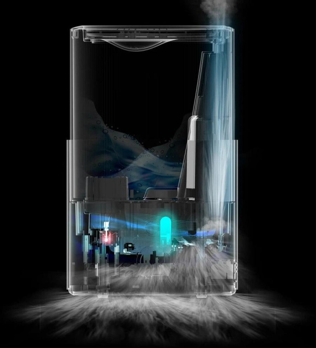 Увлажнитель воздуха ультразвуковой DEERMA DEM-SJS300W,  4.4л,  белый