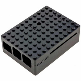 Корпус ACD RA182 Black ABS Plastic Building Block case for Raspberry Pi 3 B/B+ CBPIBLOX-BLK 494293