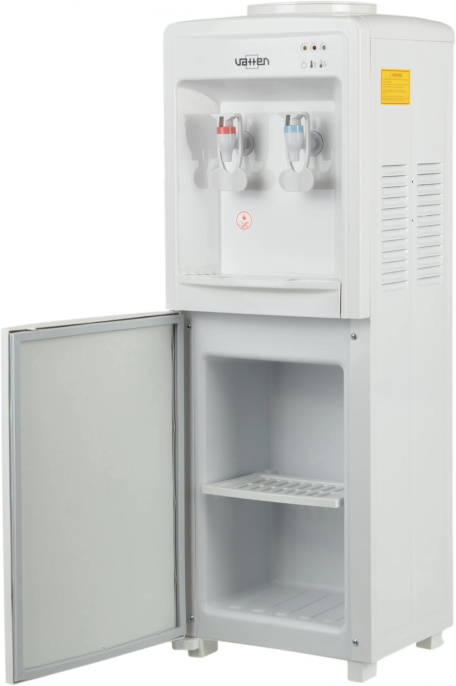 Кулер VATTEN V09WE, напольный, электронный, «push» - кран, белый [7253]