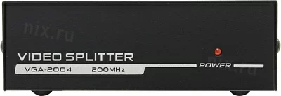 Разветвитель 4-Port Video Splitter (VGA15F+4xVGA15F) + б.п.