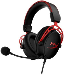 Наушники с микрофоном HyperX Cloud Alpha красный/черный 1.3м мониторные оголовье 4P5L1AB#UUF