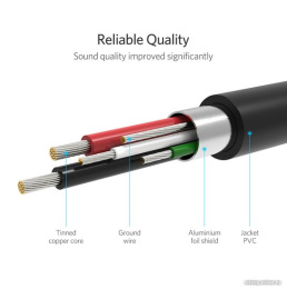 Кабель UGREEN US249 10383 Mini USB 5Pin Male To USB 2.0 A Female OTG Cable. Длина 10 см. Цвет: черный (10383_)