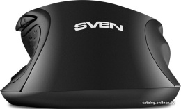 Мышь Sven RX-113 Black USB SV-018733 ноутбучная мышь для ПК, проводная USB, сенсор оптический 2000 dpi, 6 кнопок, колесо с нажатием, цвет черный