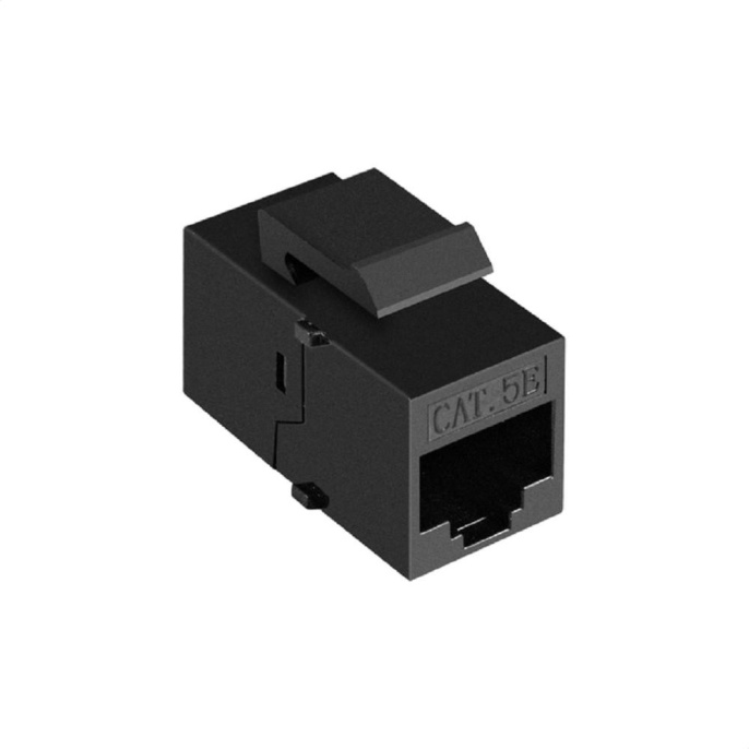 Модуль проходной ExeGate CP45-KJ-UC5e RJ45-RJ45 формата Keystone Jack, Кат.5e, неэкранированный EX297348RUS