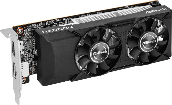 Видеокарта ASRock RX550 Low Profile 4GB GDDR5 128bit DP HDMI 2FAN RTL RX550 LP 4G