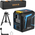 Лазерный самовыравнивающийся уровень DEKO DKLL12 SET 2 со штативом 1 м (2 линии, зеленый луч) 065-0100