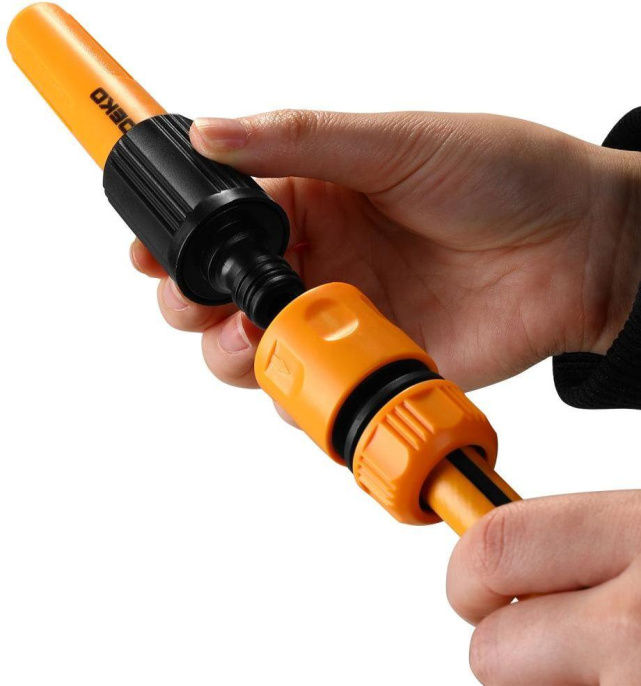 Шланг Deko DKI20 1/2" 20м поливочный оранжевый/черный 065-0464