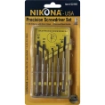 Набор отверток NIKONA 6шт, микро, Cr-V, PH0, PH1, SL1.4, SL2, SL2.4, SL3 22-902