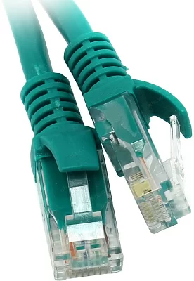 Патч-корд LSZH ExeGate UTP-RJ45-RJ45-5e-0,3M-LSZH-GN, UTP, cat.5e, 0.3м, зеленый EX286373RUS