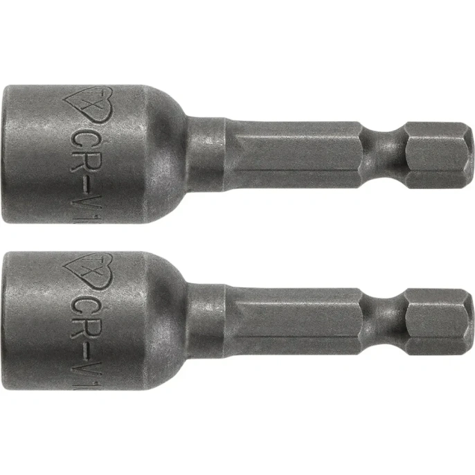 Насадка торцевая с магнитом (2 шт; 8 мм; 1/4"; CrV) HOEGERT TECHNIK HT1S457