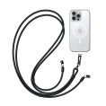 Зарядный кабель - ремень через плечо Satechi OntheGo Crossbody Lanyard Cable 60W. Длина: 1.5м. Цвет: черный (ST-LOTGLK)