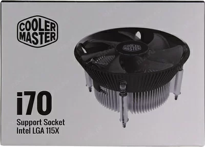 Cooler Master for Intel I70 (RR-I70-20FK-R1) Intel 115*, 95W, Al, 3pin