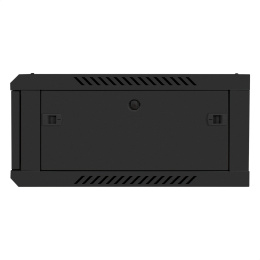 Шкаф телекоммуникационный 19" настенный 4U ExeGate EC-WM-4U.600.M.BLACK 19”, 4U, 600x600x280mm ШхГхВ , передняя дверь металл, съемные боковые панели, пыле- и влагозащита IP23, черный RAL 9004 EX300264RUS