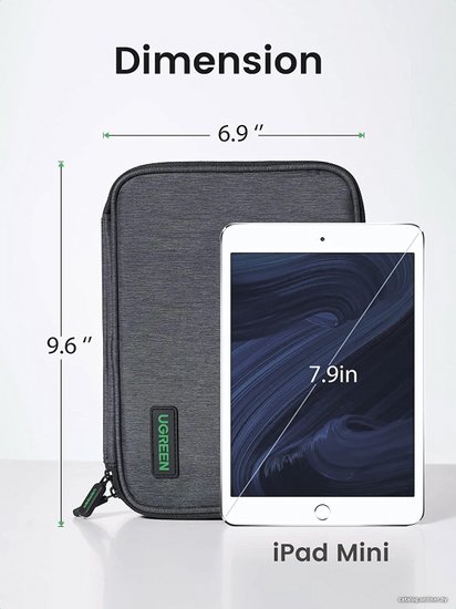 Органайзер UGREEN LP139 50147 Storage Bag. Цвет: серый