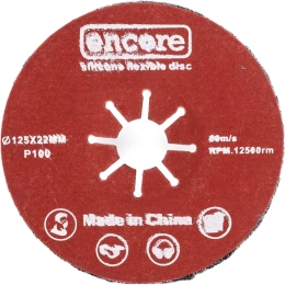 Диск шлифовальный на фибровой основе полужесткий (акула) 125х22.3мм Р100 (5шт.) TORGWIN T682477