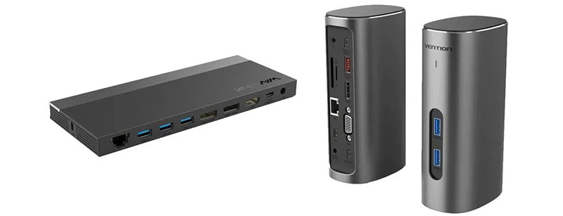 Мультифункциональные док-станции Vention для работы и дома.